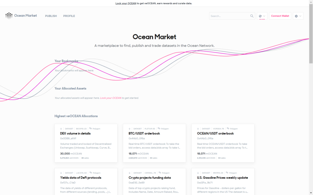 Ocean ProtocolnのOcean Market