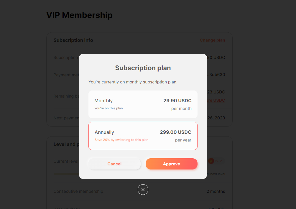 MOOAR VIP Member Subscription Monthly Annually